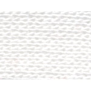 Tubestrikk hvit - 4 cm - PR M