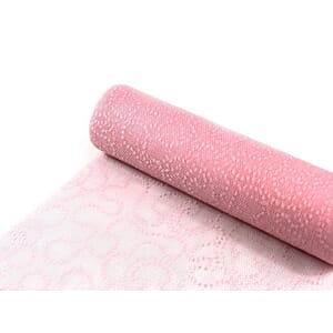 Sizolace Flock 3025 lys rosa - 30 cm x 5 m