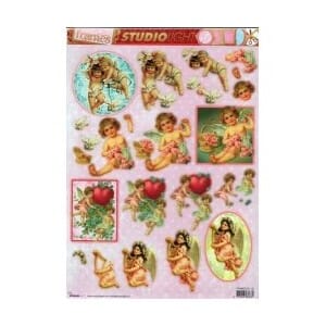 Engler - utstanset 3D ark - A4