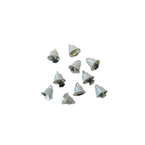 Klokker 8 mm - hvit - 20 stk