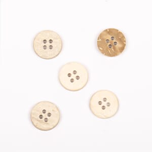 Blek kokosnøtt - 15 mm