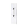 Prym Glidelås Plast S10 - 80 cm - Hvit - m/ 2 glidere
