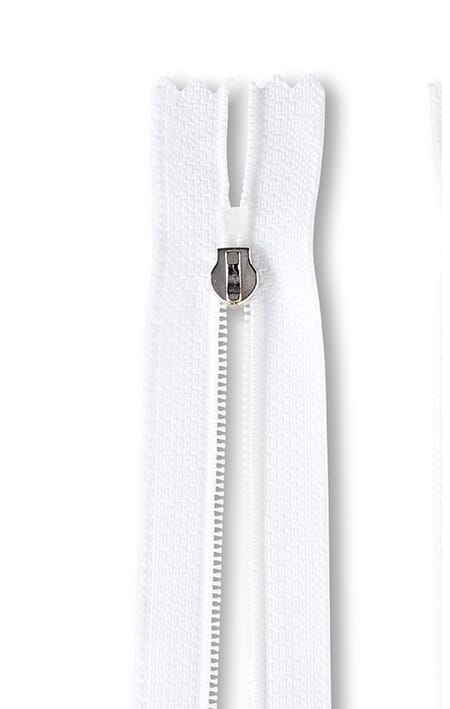 Prym glidelås S10 - 155 cm - hvit - ikke delbar