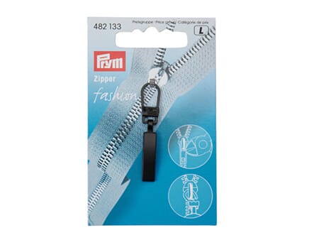 Prym Zipper pullers - Classic metal black