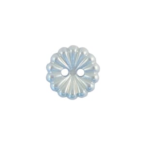 Knapp blomst - lys blå - 11 mm