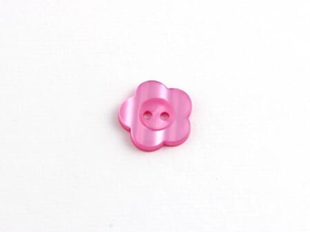 Knapp blomst - 20 mm - rosa
