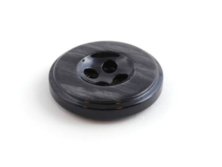 Knapp klassisk - sort - 28 mm