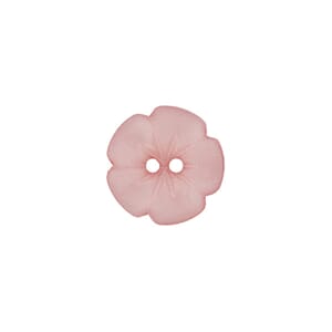 Knapp Blomst - 11 mm - lys rosa