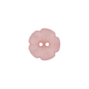 Knapp Blomst - 11 mm - lys rosa