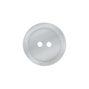 Knapp 453066 - hvit - 15 mm