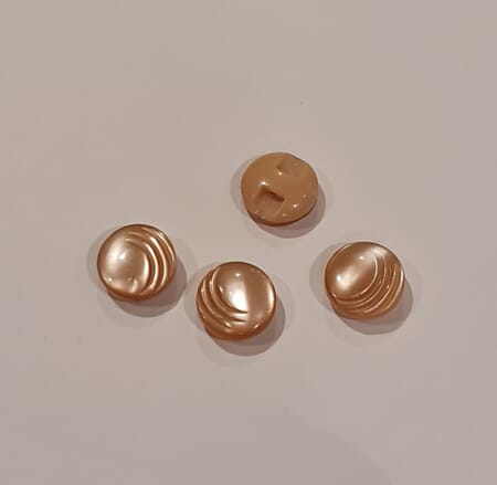 Øyeknapp - 11 mm - beige