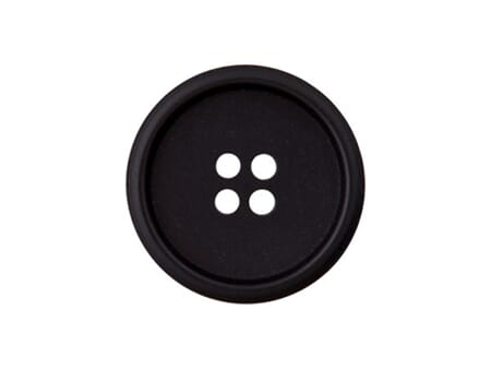 Sort rund - 25 mm/ 4 hull