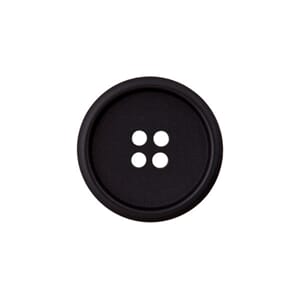 Sort rund - 25 mm/ 4 hull