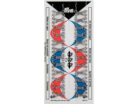 Prym hekter No.3 - stainless steel - sølv - 24 stk