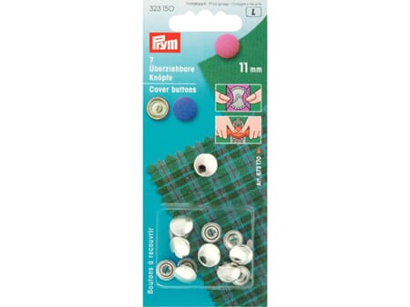 Cover Buttons - 11 mm - 7 stk
