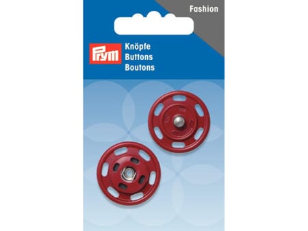 Prym patentknapper - 25 mm/ 2 stk - dark red