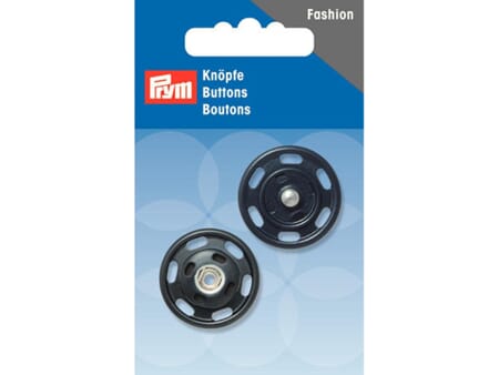 Prym patentknapper - 25 mm/ 2 stk - sort