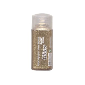 Glitter finkornet - 30 g - gull