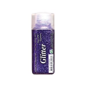 Glitter finkornet - 15 g - lilla