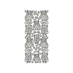 Klistremerker Ugler - sølv