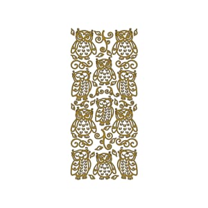 Klistremerker Ugler - gull