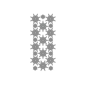 listremerker Julestjerner - sølv