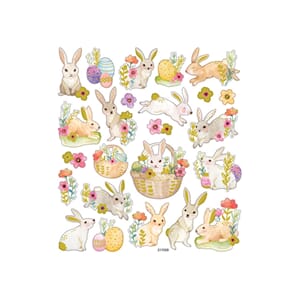 Klistremerker - Påskeharer