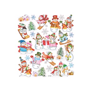 Klistremerker - Snømenn