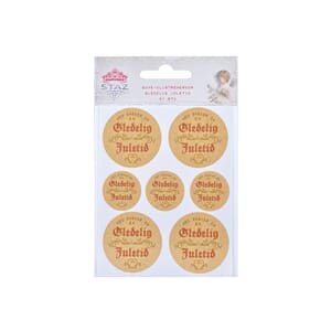 Staz klistremerker - Gledelig Juletid