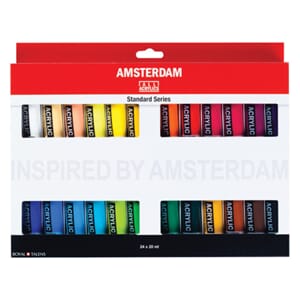 Amsterdam standard - sett 24 farger a 20 ml