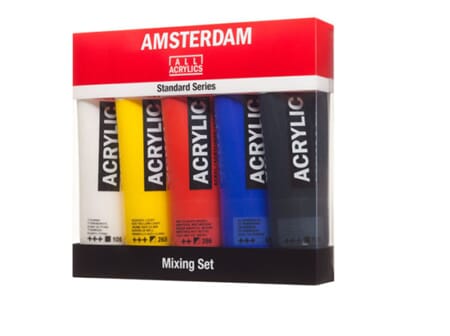 Amsterdam akrylmaling 5 x 120 ml - Mixing set
