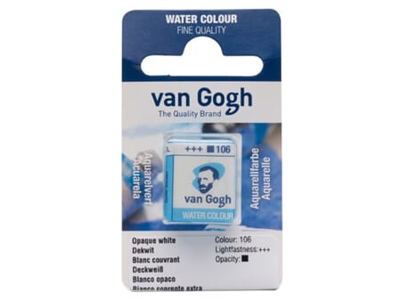 Van Gogh Akvarell - half pan - 106 Opaque white