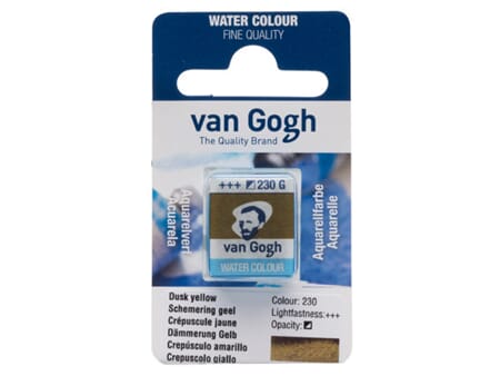 Van Gogh Akvarell - half pan - 230 Dusk yellow
