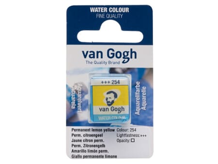 Van Gogh Akvarell - half pan - 254 Perm. lemon yellow