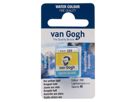 Van Gogh Akvarell - half pan - 268 Azo yellow light