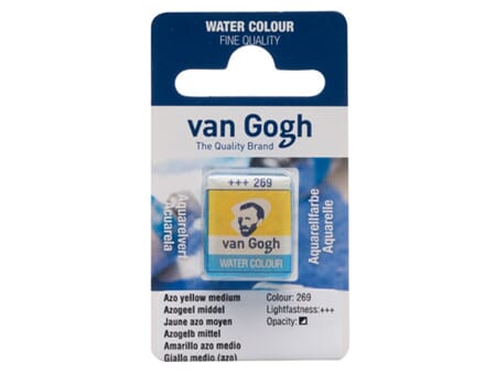 Van Gogh Akvarell - half pan - 269 Azo yellow medium