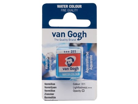 Van Gogh Akvarell - half pan - 311 Vermillon