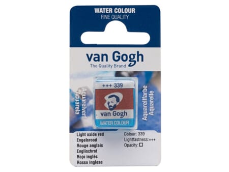 Van Gogh Akvarell - half pan - 339 Light oxide red