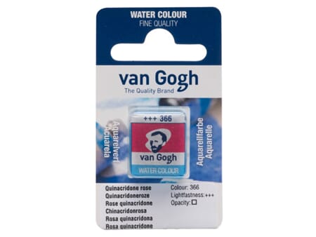 Van Gogh Akvarell - half pan - 366 Quinacridone rose