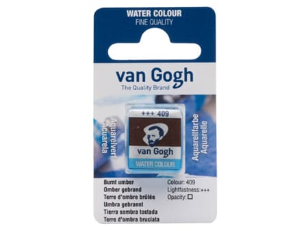 Van Gogh Akvarell - half pan - 409 Burnt umber