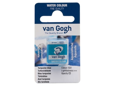 Van Gogh Akvarell - half pan - 522 Turquise blue