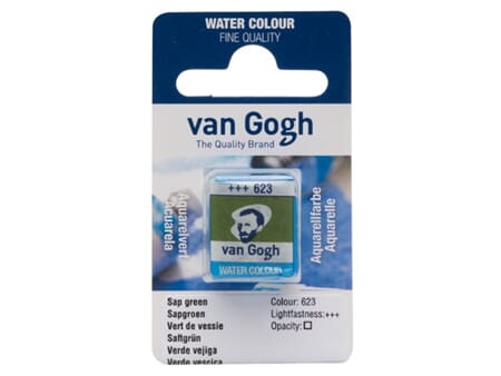 Van Gogh Akvarell - half pan - 623 Sap green
