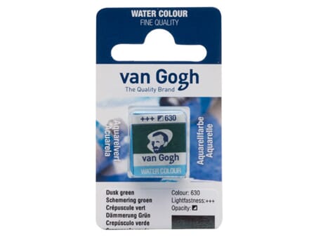 Van Gogh Akvarell - half pan - 630 Dusk green