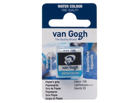 Van Gogh Akvarell - half pan - 708 Payne's grey