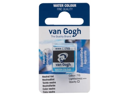 Van Gogh Akvarell - half pan - 715 Neutral tint