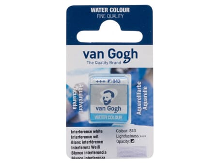 Van Gogh Akvarell - half pan - 843 Interference white