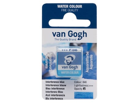 Van Gogh Akvarell - half pan - 846 Interference blue
