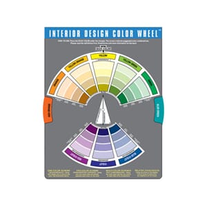 Color Wheel Interior design - Interiør fargesirkel - Ø21,5