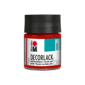 Marabu Decorlack - 031 Kirsebær rød - 50 ml
