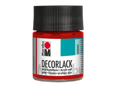 Marabu Decorlack - 031 Kirsebær rød - 50 ml